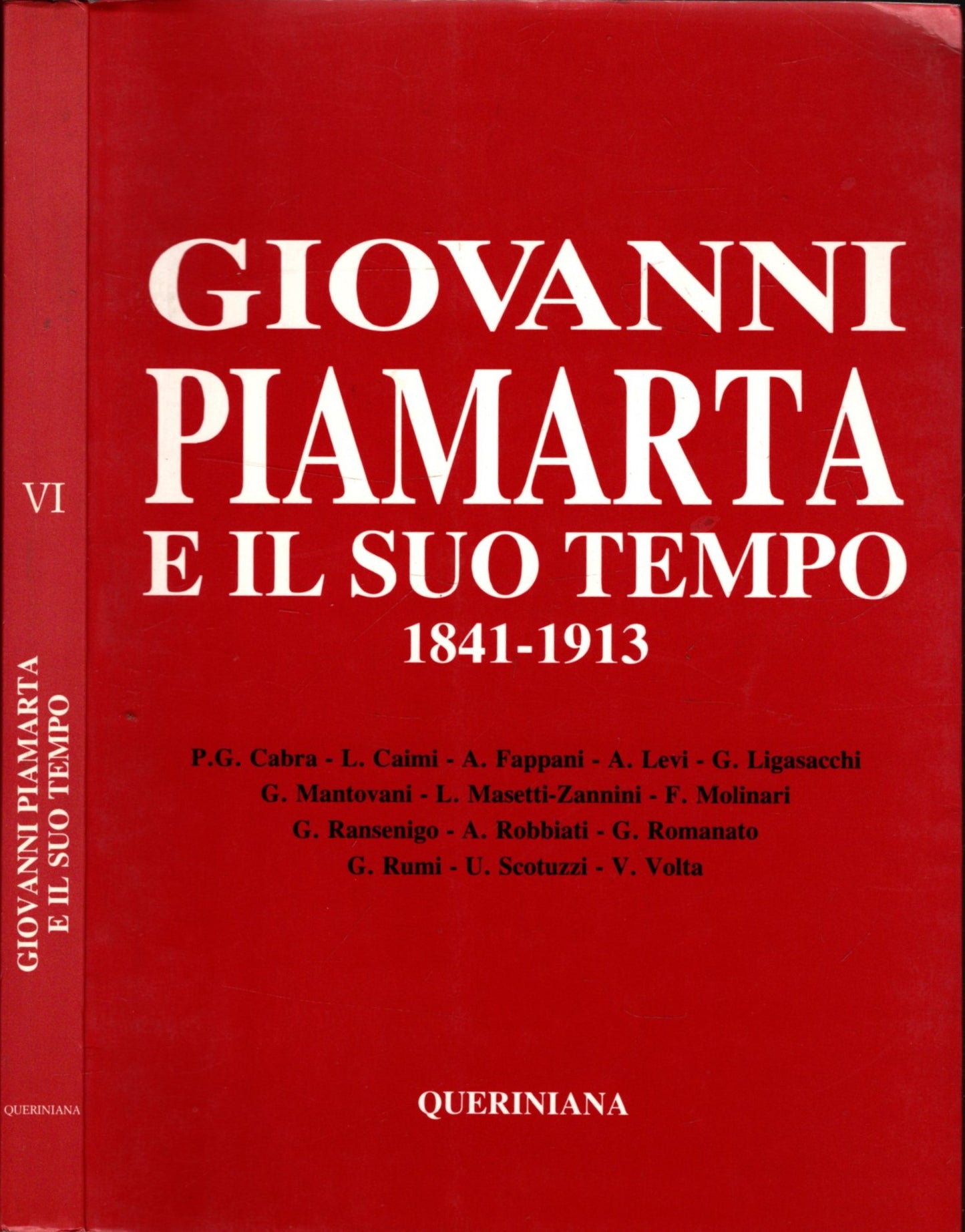 GIOVANNI PIAMARTA E IL SUO TEMPO 1841-1913**