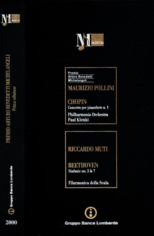 MAURIZIO POLLINI CHOPIN + RICCARDO MUTI BETHOVEN ** 2 CD + FASCICOLO