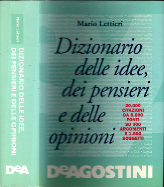 Dizionario delle idee, dei pensieri e delle opinioni