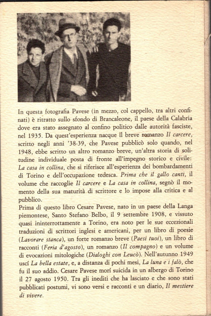 PRIMA CHE IL GALLO CANTI - CESARE PAVESE