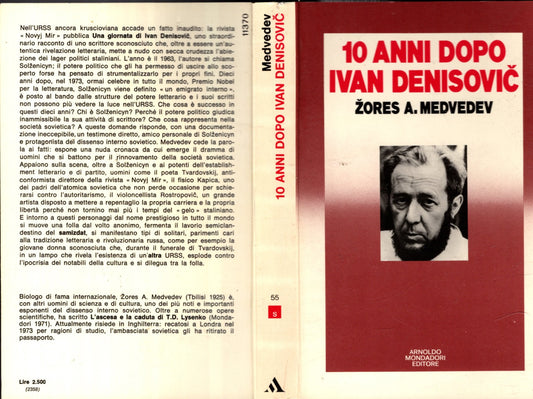 10 ANNI DOPO IVAN DENISOVIC - ZORES A. MEDVEDEV