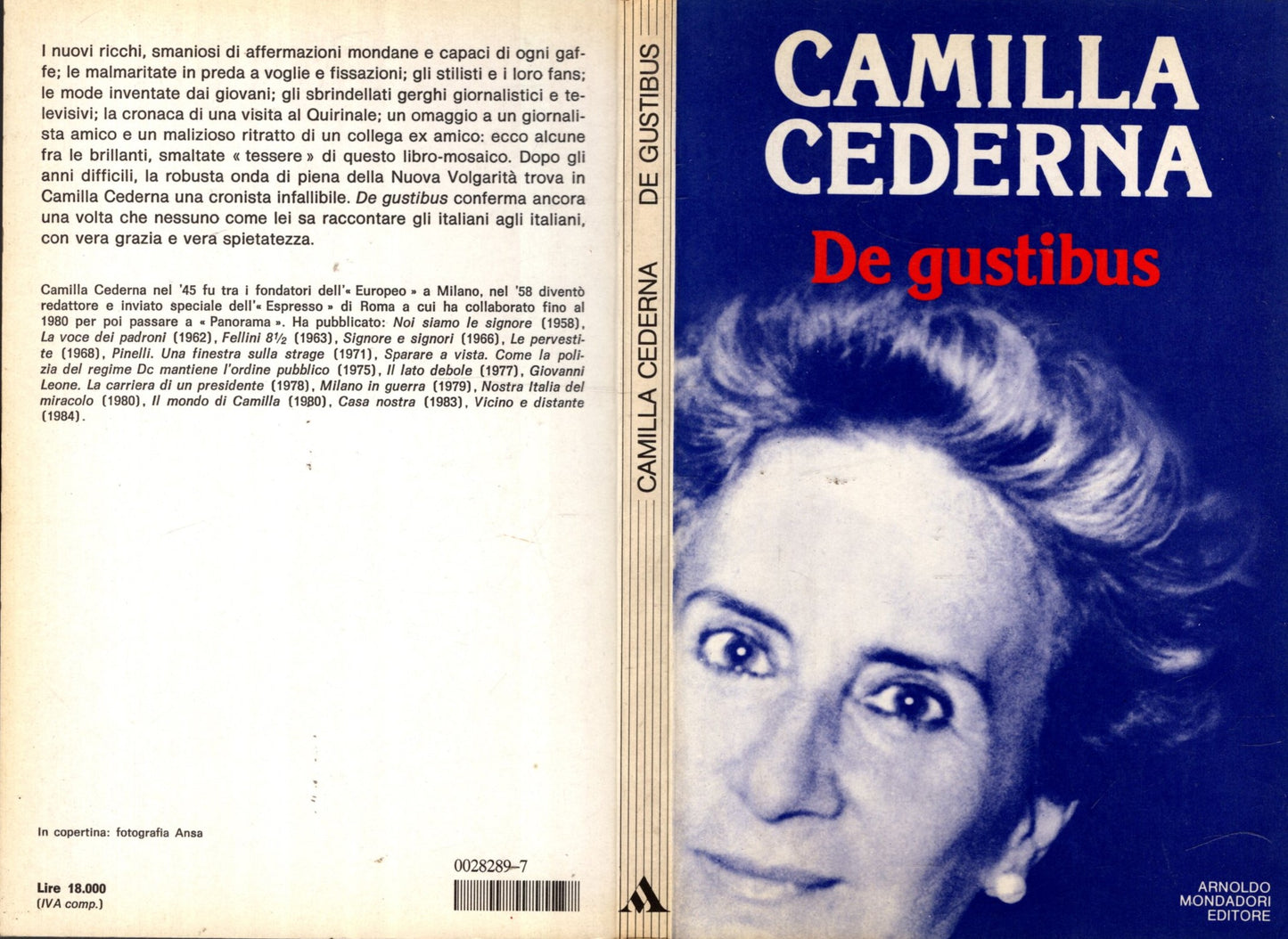 De gustibus - Cederna, Camilla