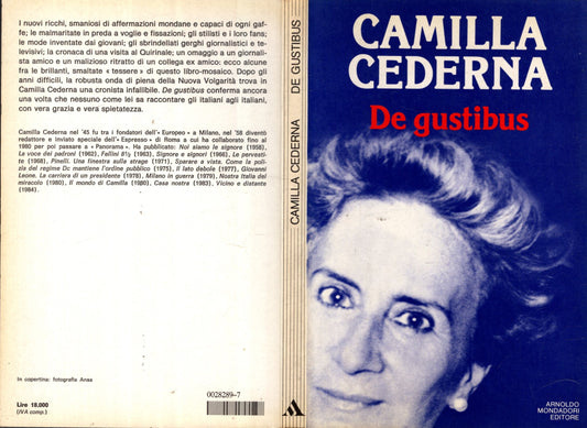 De gustibus - Cederna, Camilla