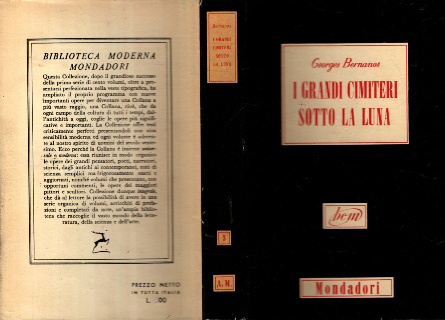 I GRANDI CIMITERI SOTTO LA LUNA - GEORGES BERNANOS