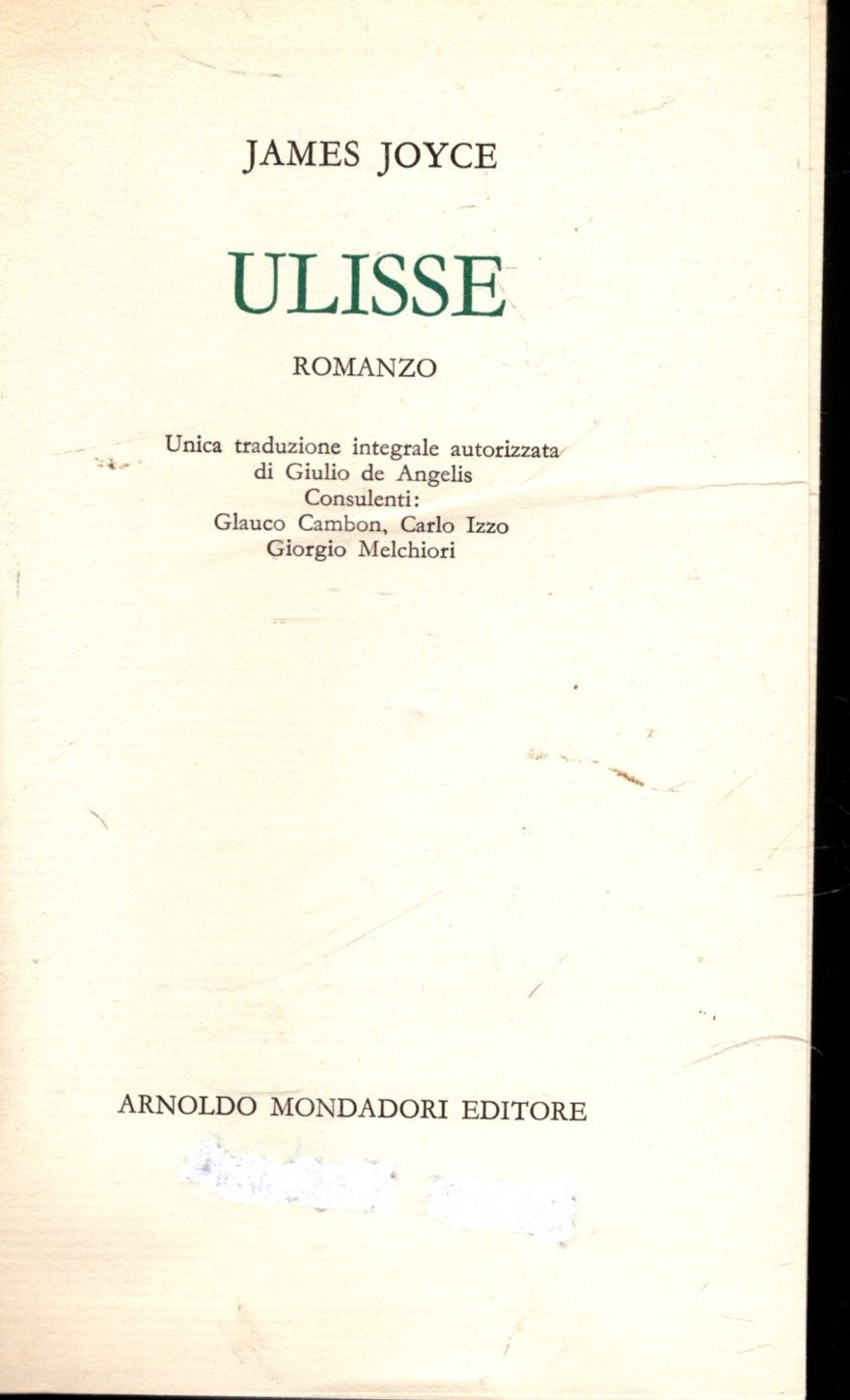 ULISSE - JAMES JOYCE