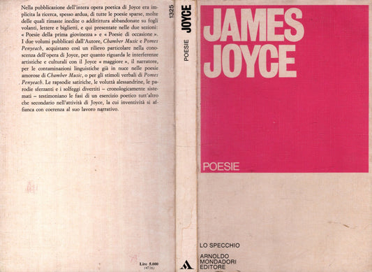 JAMES JOYCE POESIE