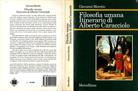 Filosofia umana. Itinerario di Alberto Caracciolo - GIOVANNI MORETTO