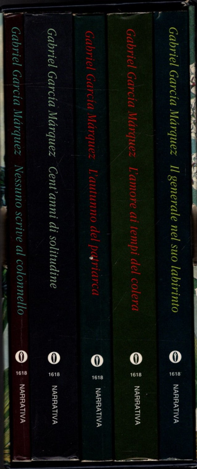 I grandi romanzi 5 vol. in cofanetto GABRIEL GARCIA MARQUEZ