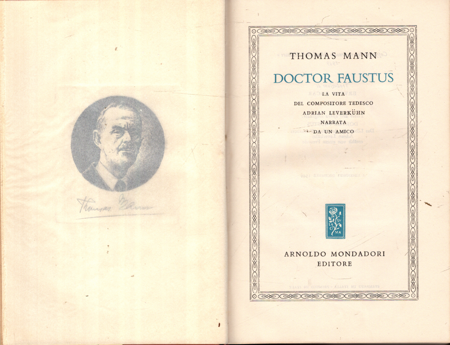 DOCTOR FAUSTUS - Thomas Mann