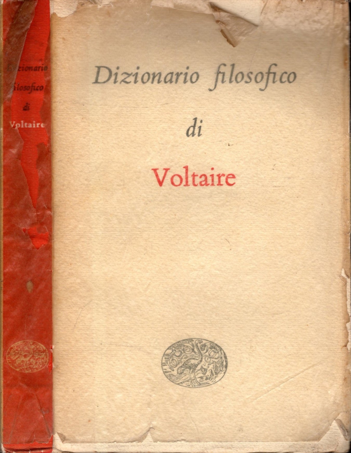 Dizionario Filosofico di Voltaire**