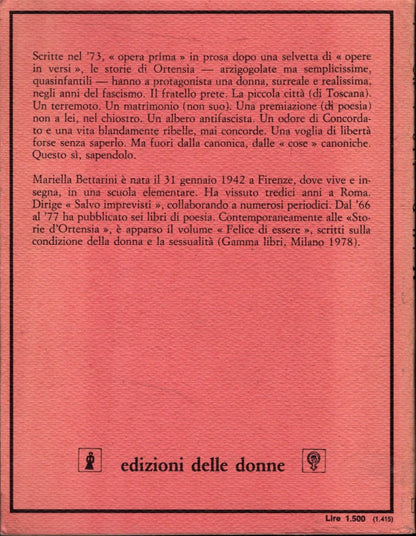 Storie d'Ortensia - Mariella Bettarini