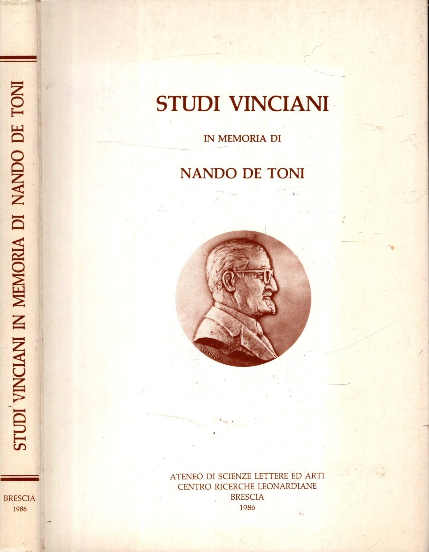 Studi Vinciani In Memoria Di Nando De Toni