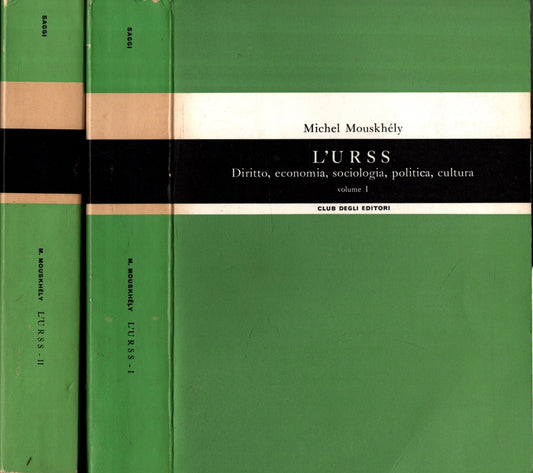 L'U.R.S.S. Diritto, Economia, Sociologia, Politica, Cultura 2 Vol** - IOLIBROCARMINE