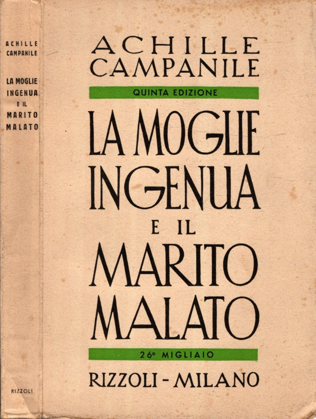 La moglie ingenua e il marito malato - Achille Campanile