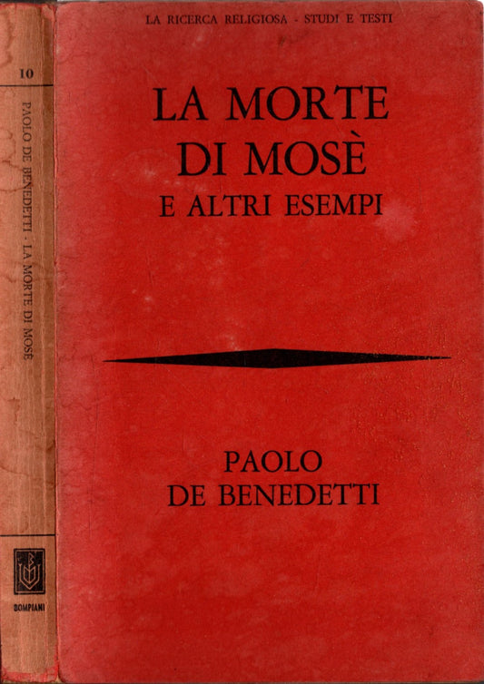 La morte di Mose' e altri esempi - Paolo De Benedetti