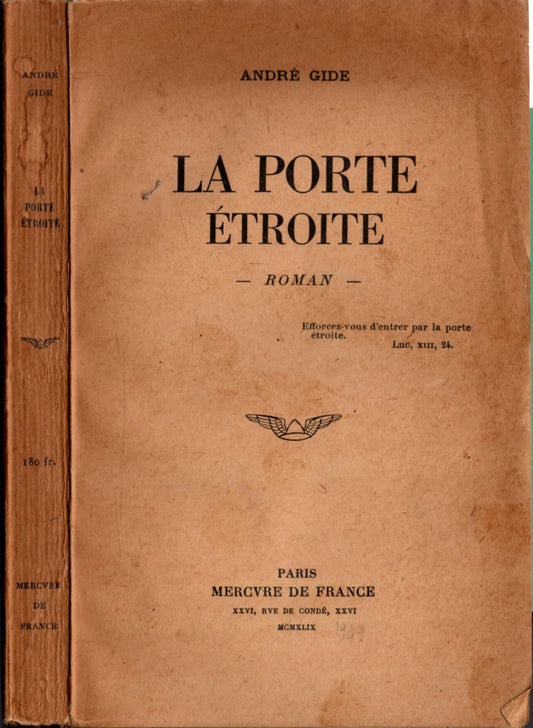 La porte étroite / Gide, André