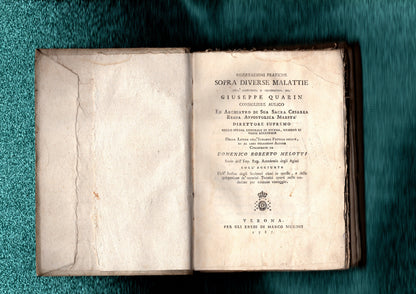 Osservazioni Pratiche Sopra Diverse Malattie. Dalla Latina Nell'italiana Favella Recate, Ed Al Loro Degnissimo Autore Consacrate Da Domenico Roberto Melotti. - IOLIBROCARMINE