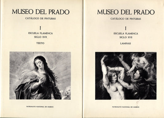 Museo del Prado / Catalogo de Pinturas - Escuela Flamenca Siglo XVII Lamines e Texto