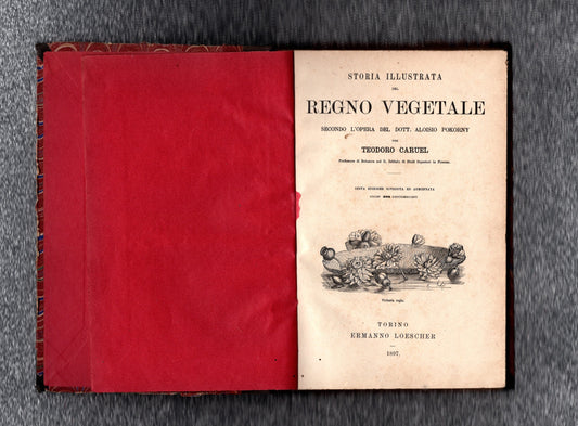 Storia Illustrata Del Regno Vegetale A Cura Di Teodoro Caruel *