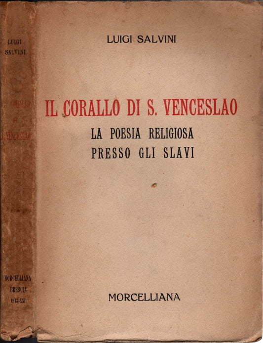 Il Corallo Di S. Venceslao. La Poesia Religiosa Presso Gli Slavi