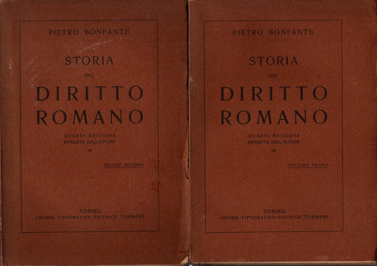 Storia del diritto romano 2vv - Pietro Bonfante
