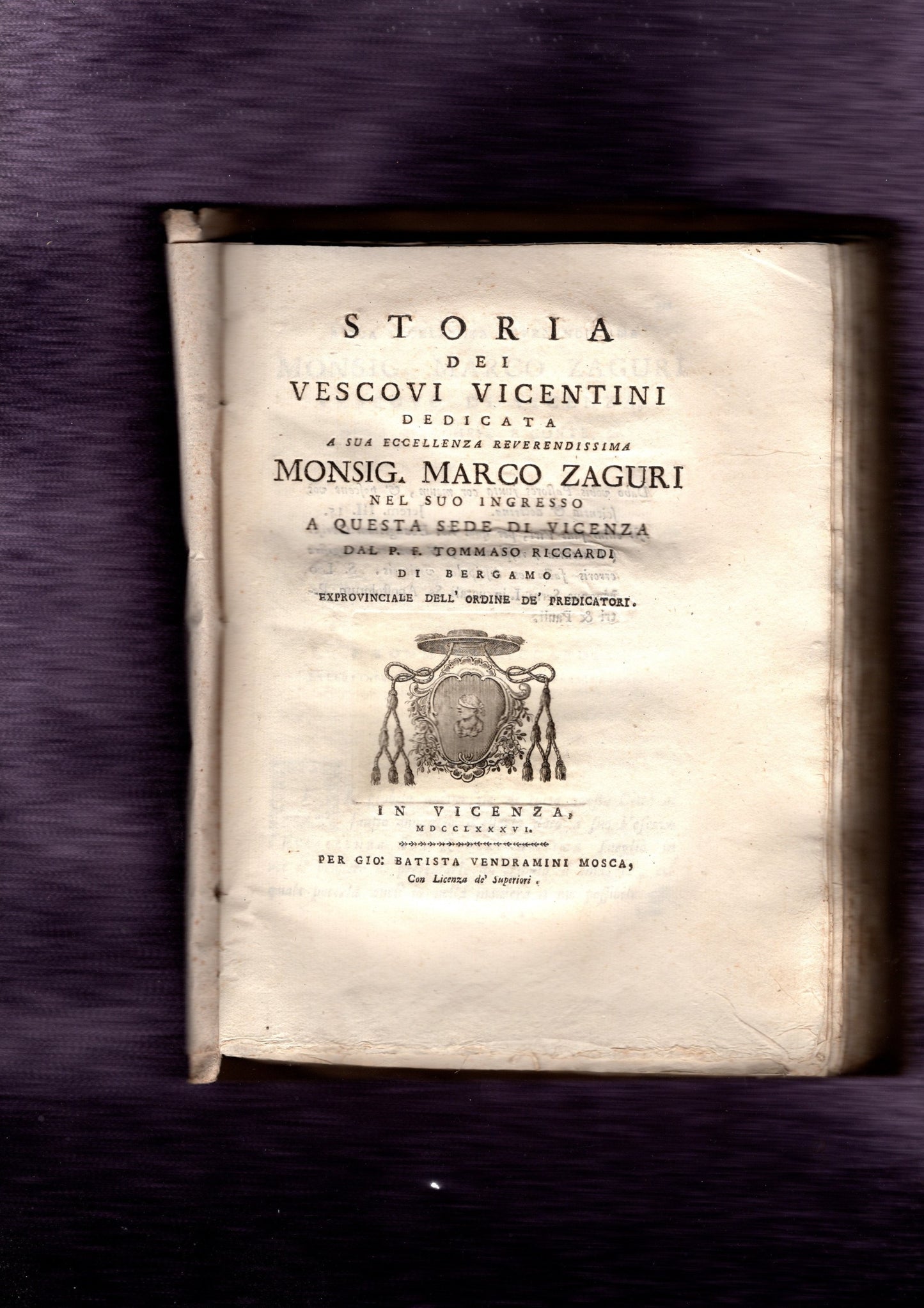 Storia dei Vescovi Vicentini