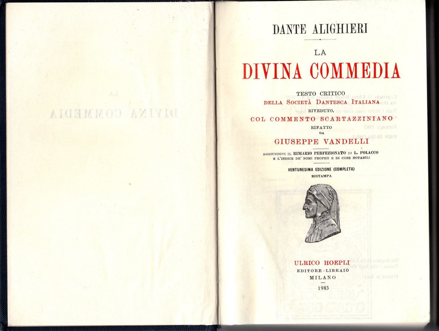 La Divina Commedia - Dante Alighieri