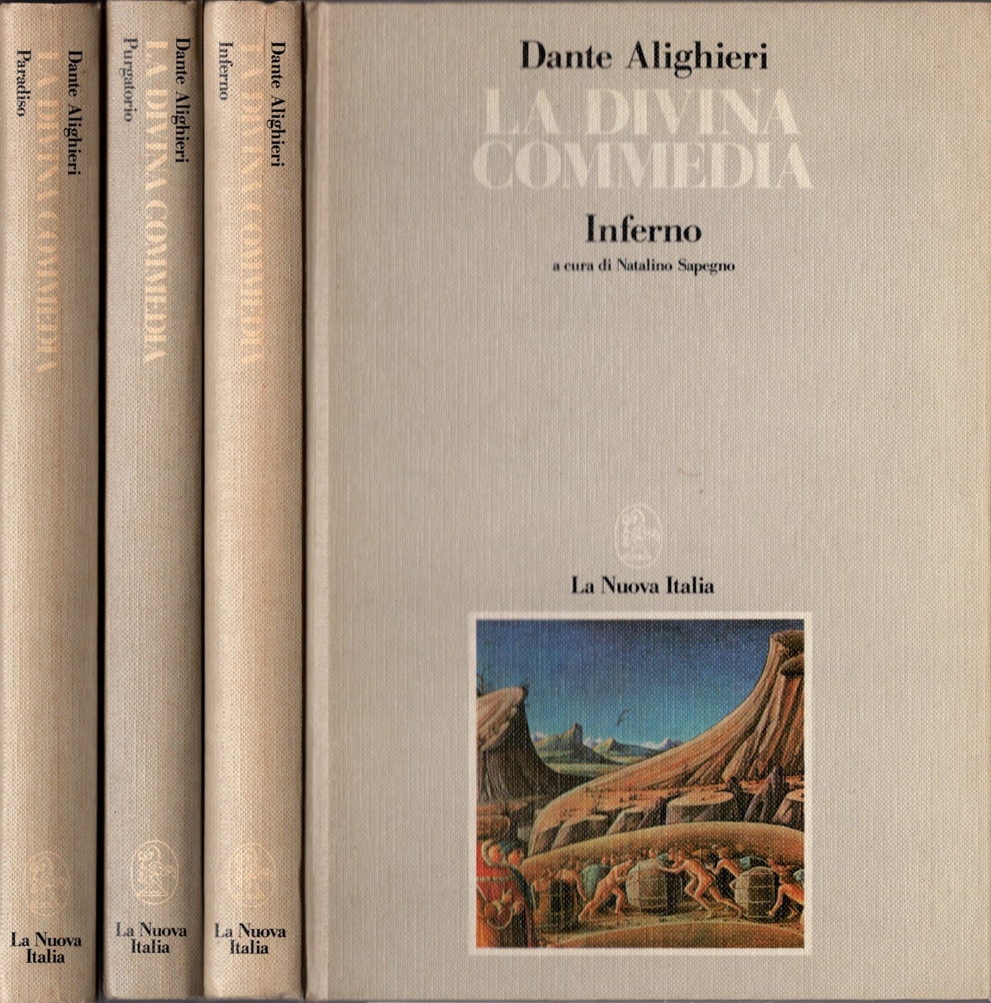 La Divina Commedia tre volumi di Dante Alighieri