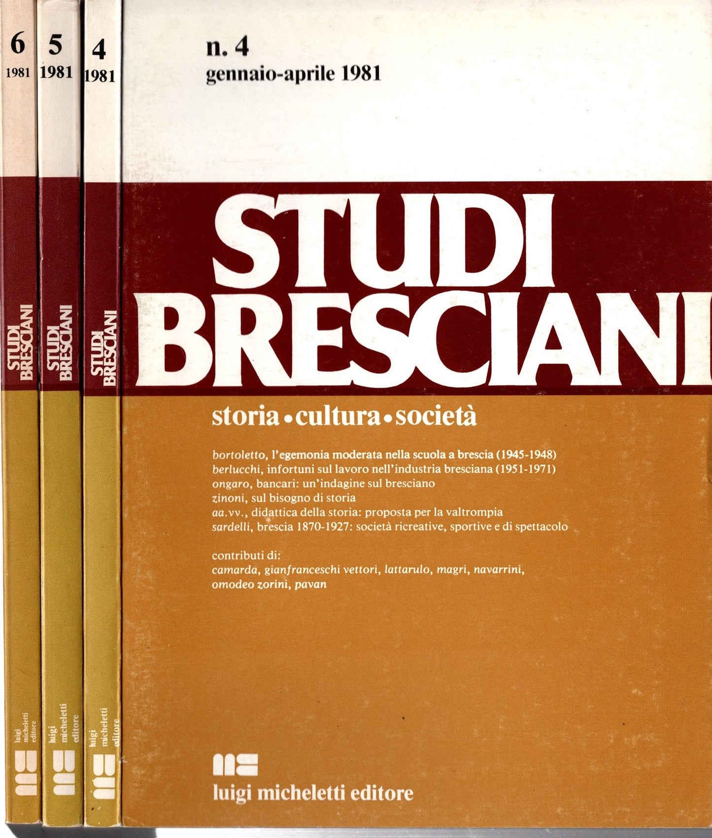 Studi Bresciani 1981 3 vol