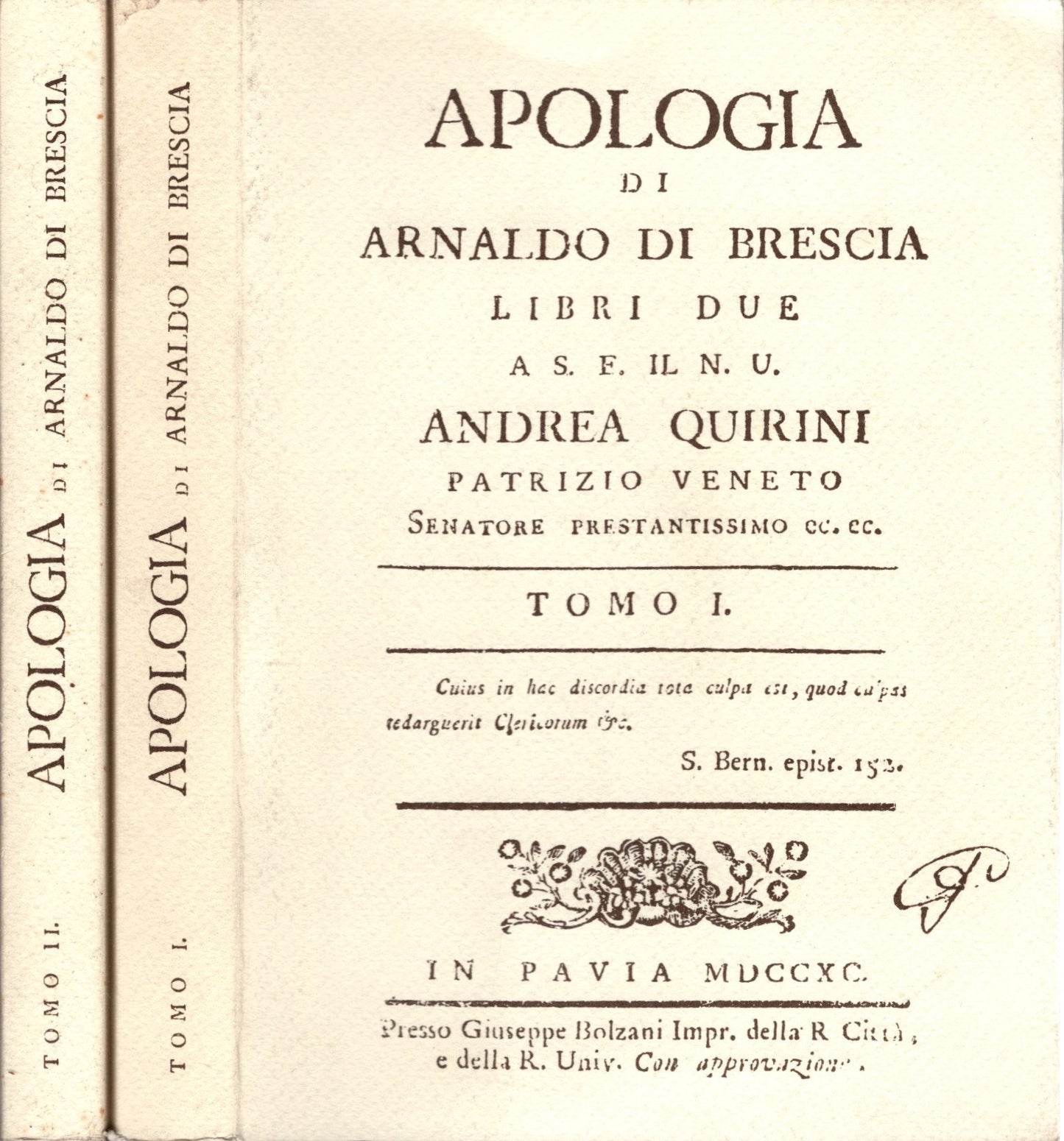 Apologia Di Arnaldo Da Brescia*