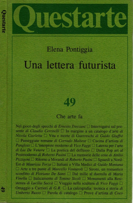 Una lettera futurista - Elena Pontiggia