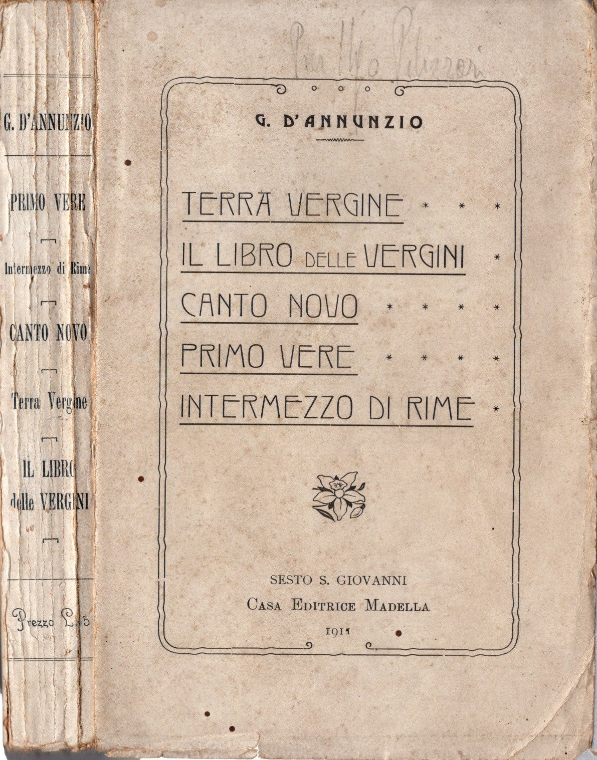 Terra Vergine Il Libro Delle Vergini Canto Nuovo Primo Vere Intermezzo Di Rime