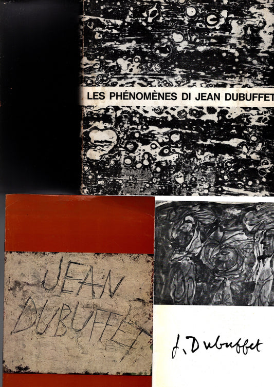 Les Phenomenes Di Jean Dubuffet + 2 Brochure *