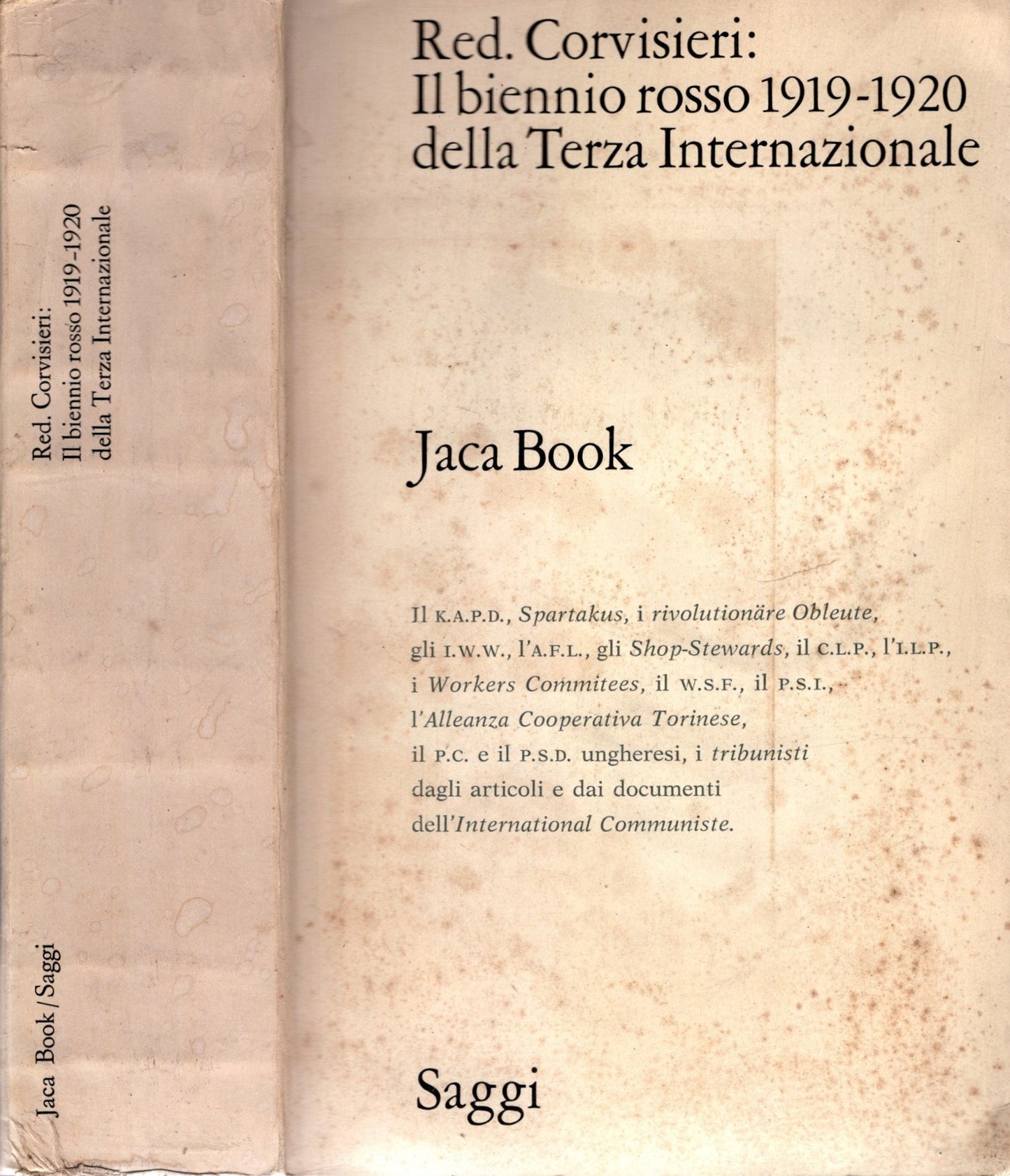 Il biennio rosso 1919-1920 della Terza Internazionale