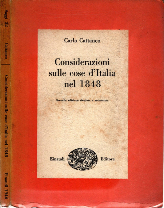 Considerazioni sulle cose d'Italia nel 1848 - Carlo Cattaneo