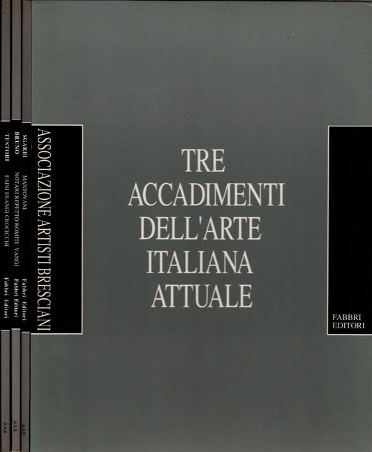 Tre accadimenti dell'arte italiana attuale Bruno Sgarbi Testori