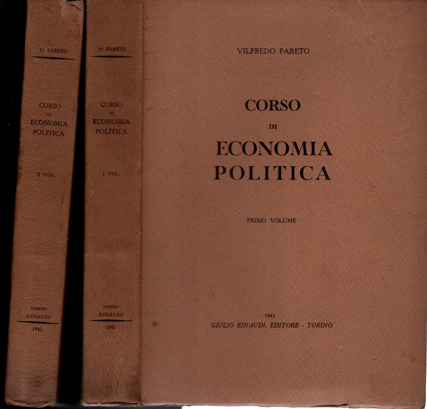 Corso di economia politica due volumi di Vilfredo Pareto