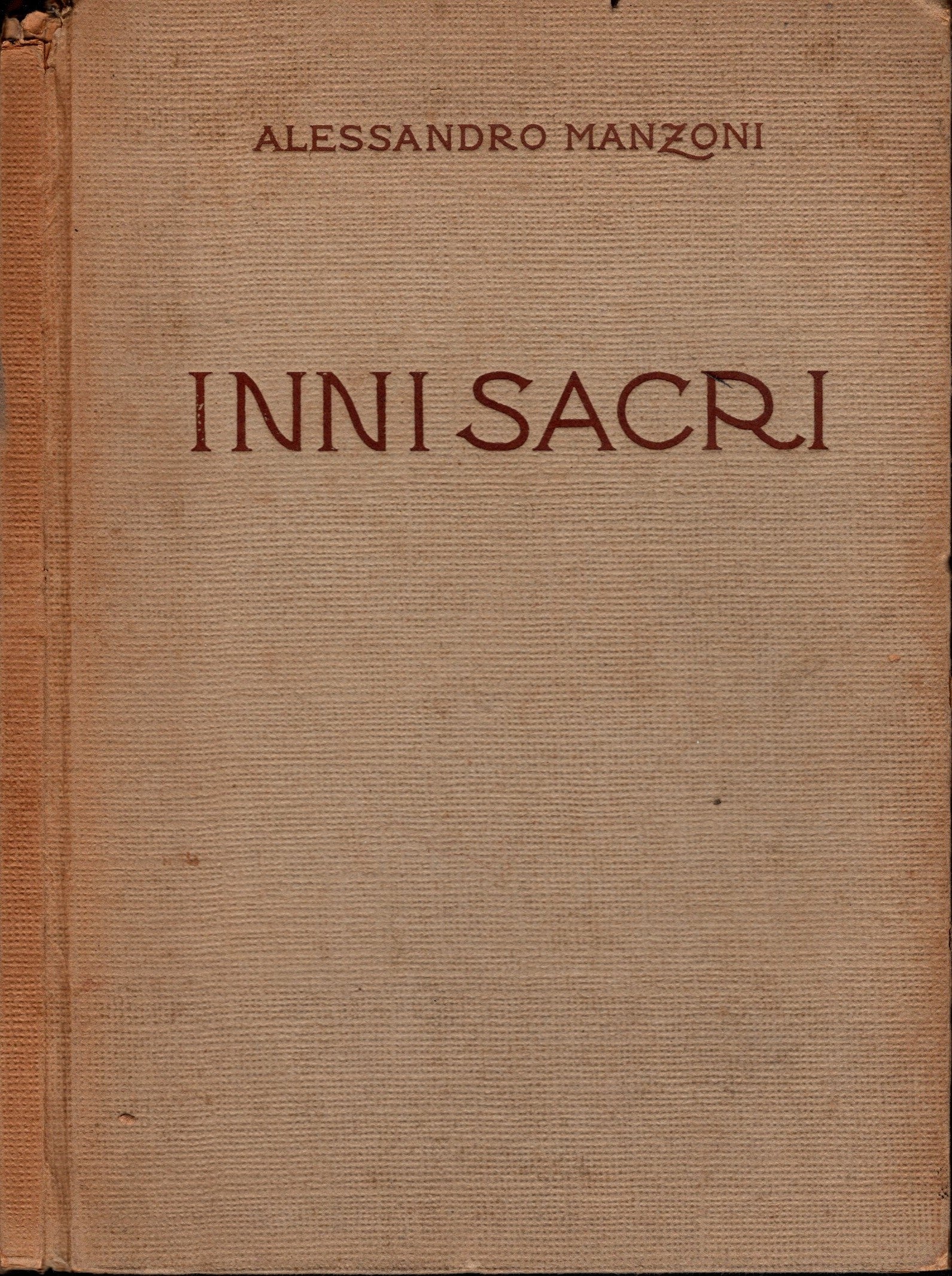 Inni sacri di Alessandro Manzoni - IOLIBROCARMINE