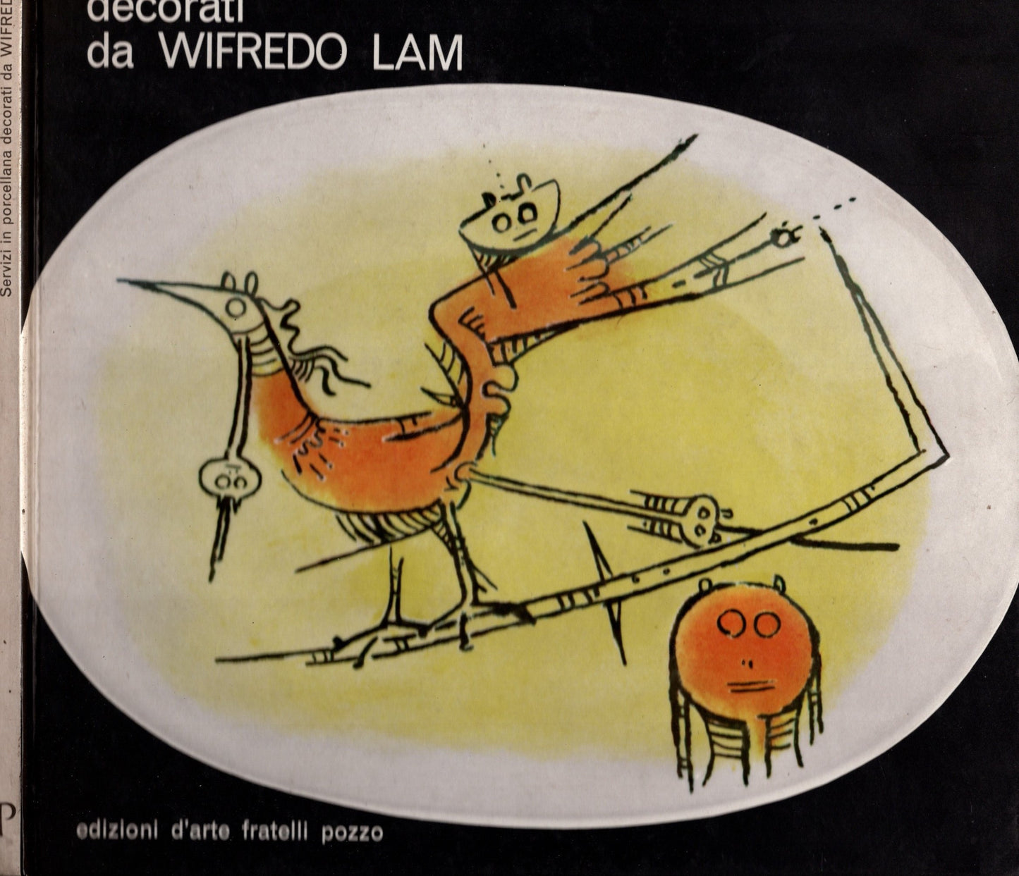 Servizi in porcellana decorati da Wifredo Lam con dedica autografa