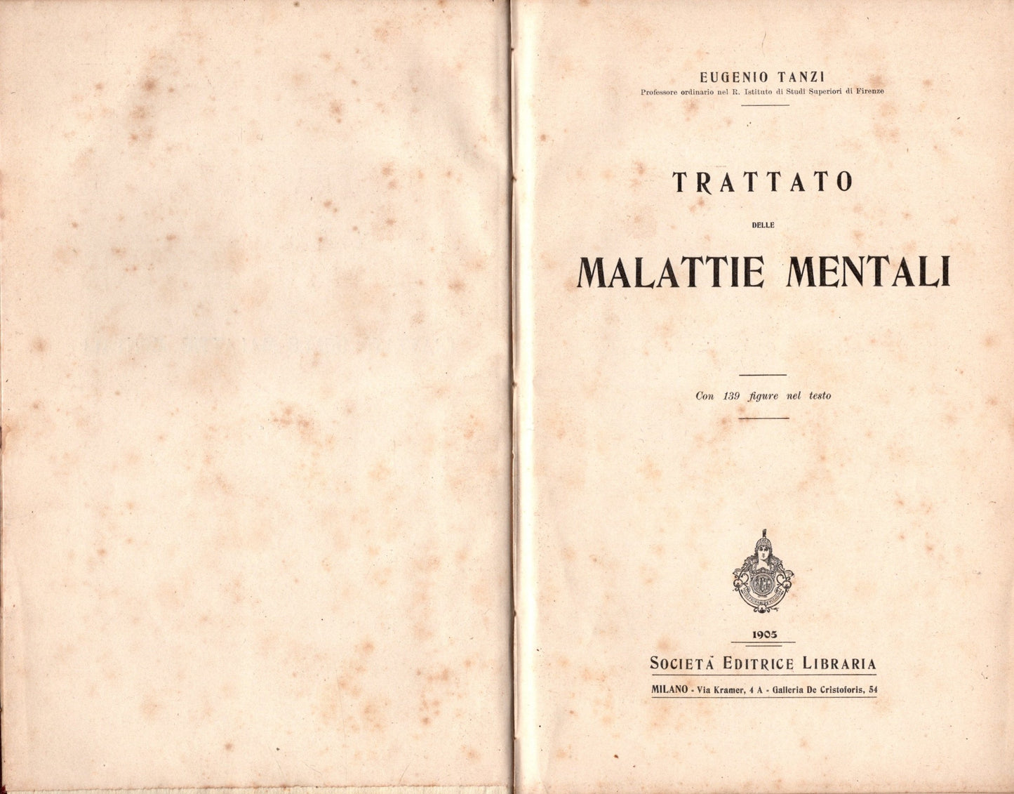 Trattato delle malattie mentali di Eugenio Tanzi