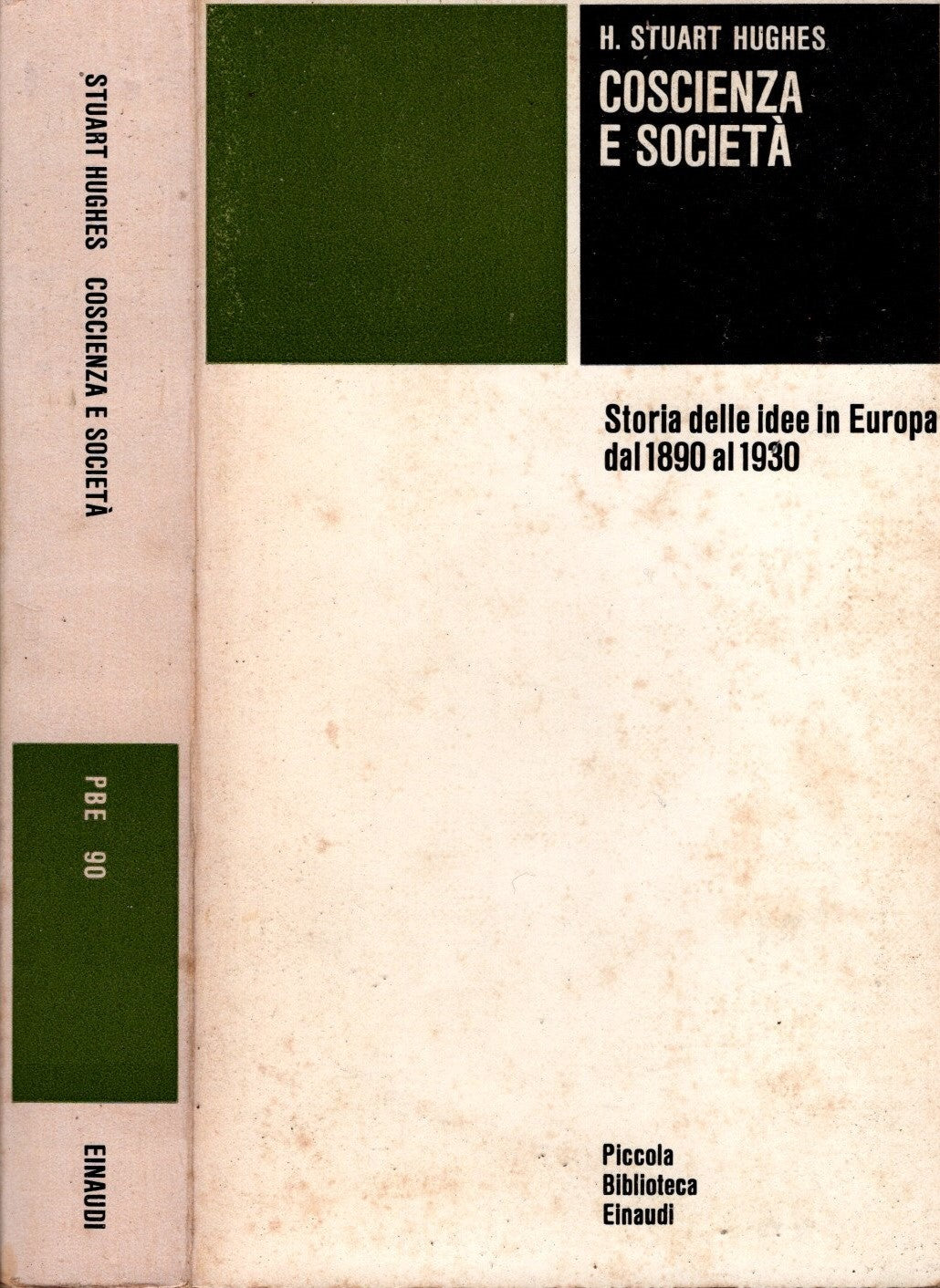 Coscienza e società. Storia delle idee in Europa dal 1890 al 1930