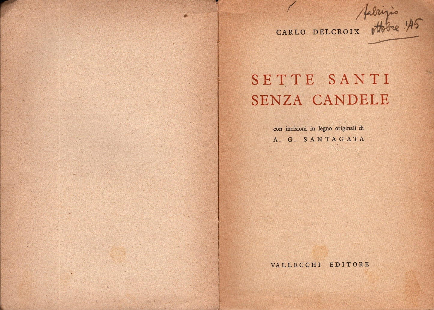Sette santi senza candele di Carlo Delacroix