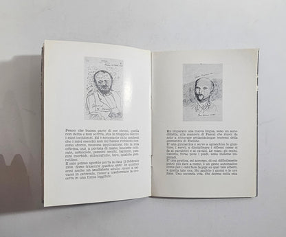 Libro d’artista Sinisgalli con illustrazioni e testi l'eta della luna Galleria Apollinaire 