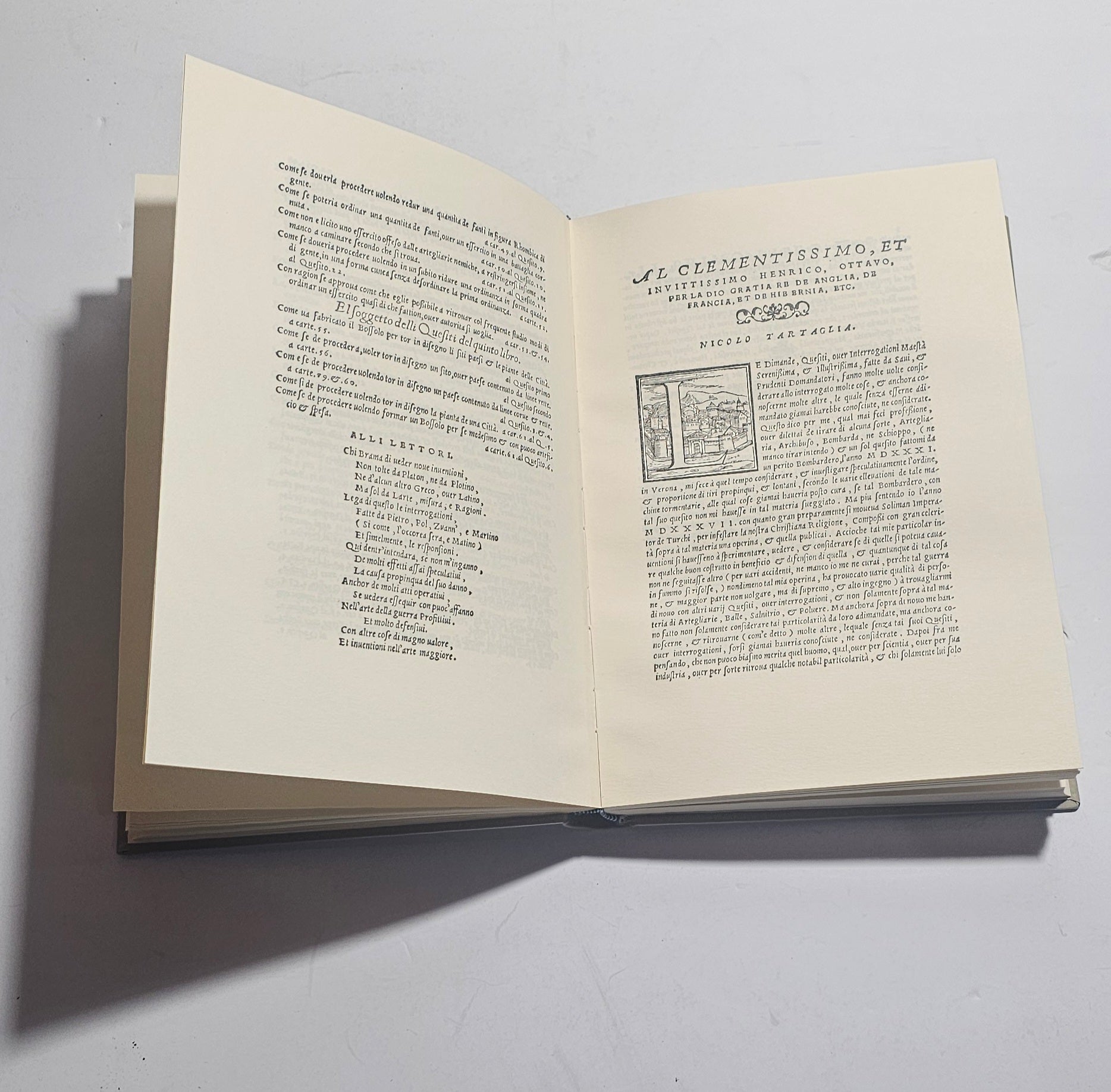Interno stampa antica matematica rinascimentale
