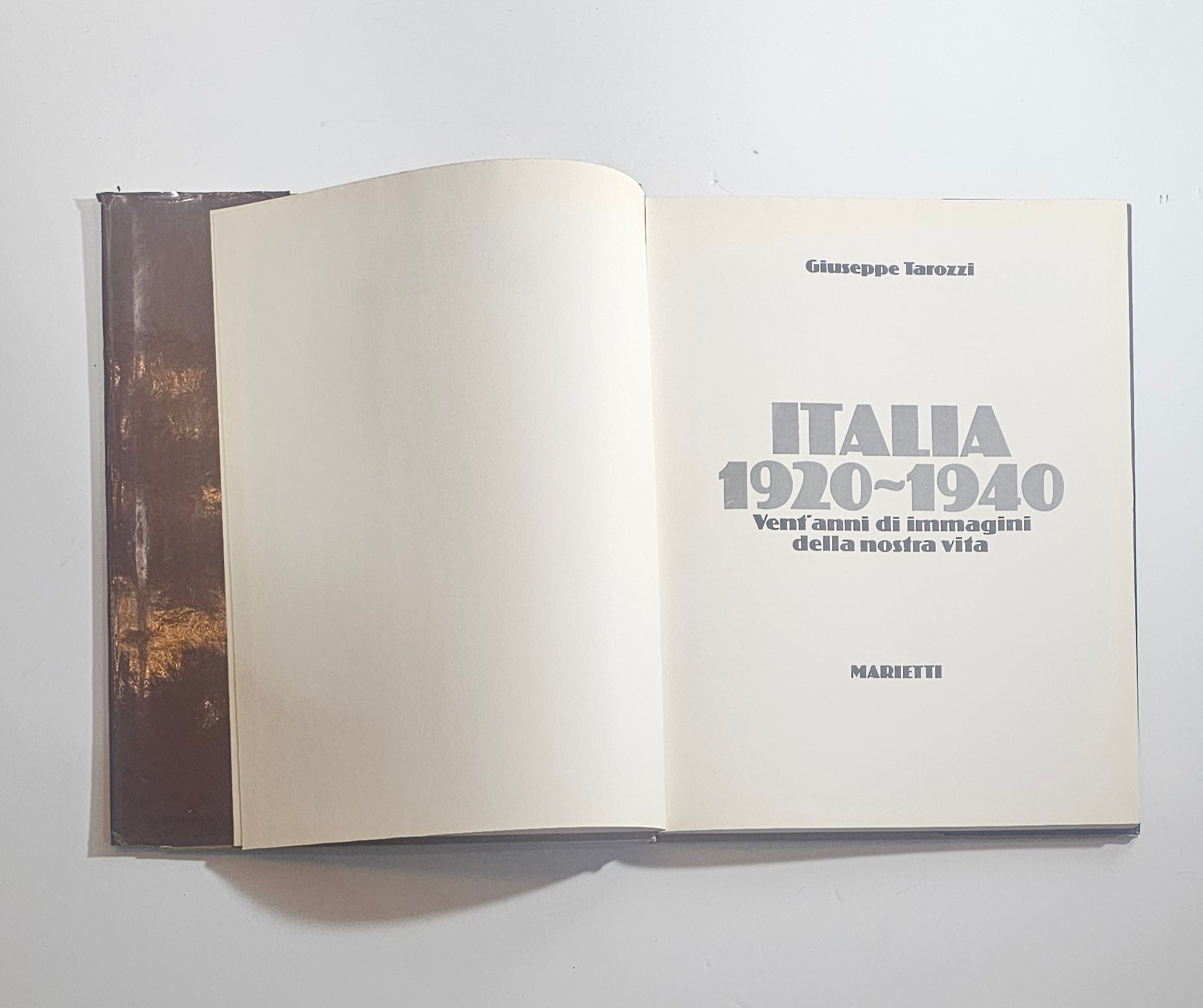 Libro storico fotografico Novecento Marietti Giuseppe Tarozzi 