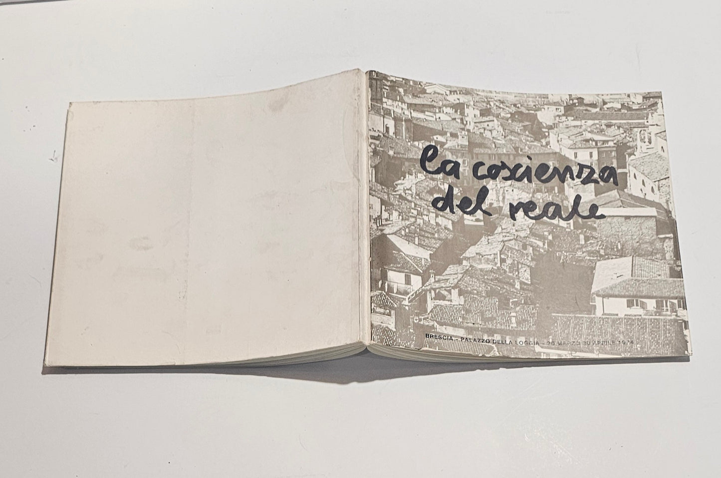 Catalogo mostra La coscienza del reale Brescia 1974