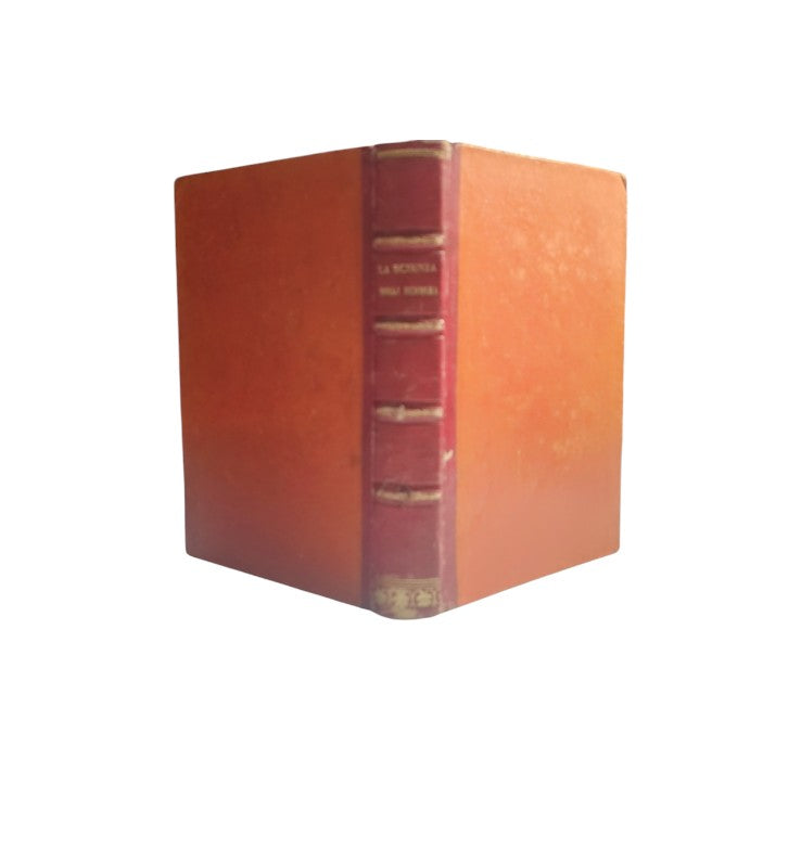 Legatura in mezza pelle de La Scienza della Scherma 1803 iolibrocarmine