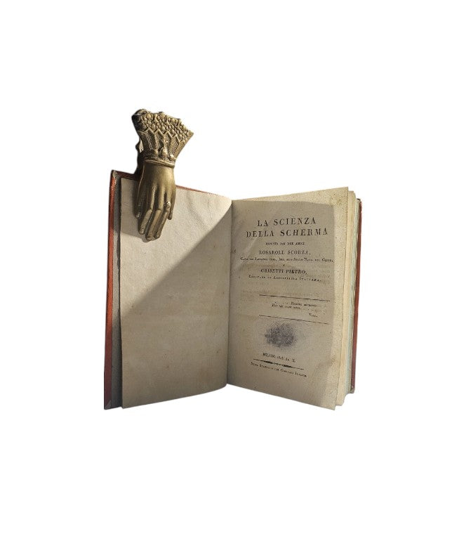 La Scienza della Scherma Rosaroll Scorza Milano 1803 iolibrocarmine
