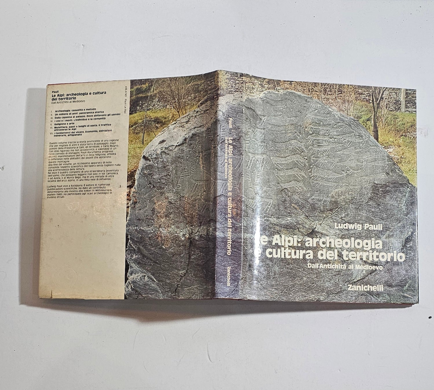 libro le alpi archeologia cultura territorio pauli copertina