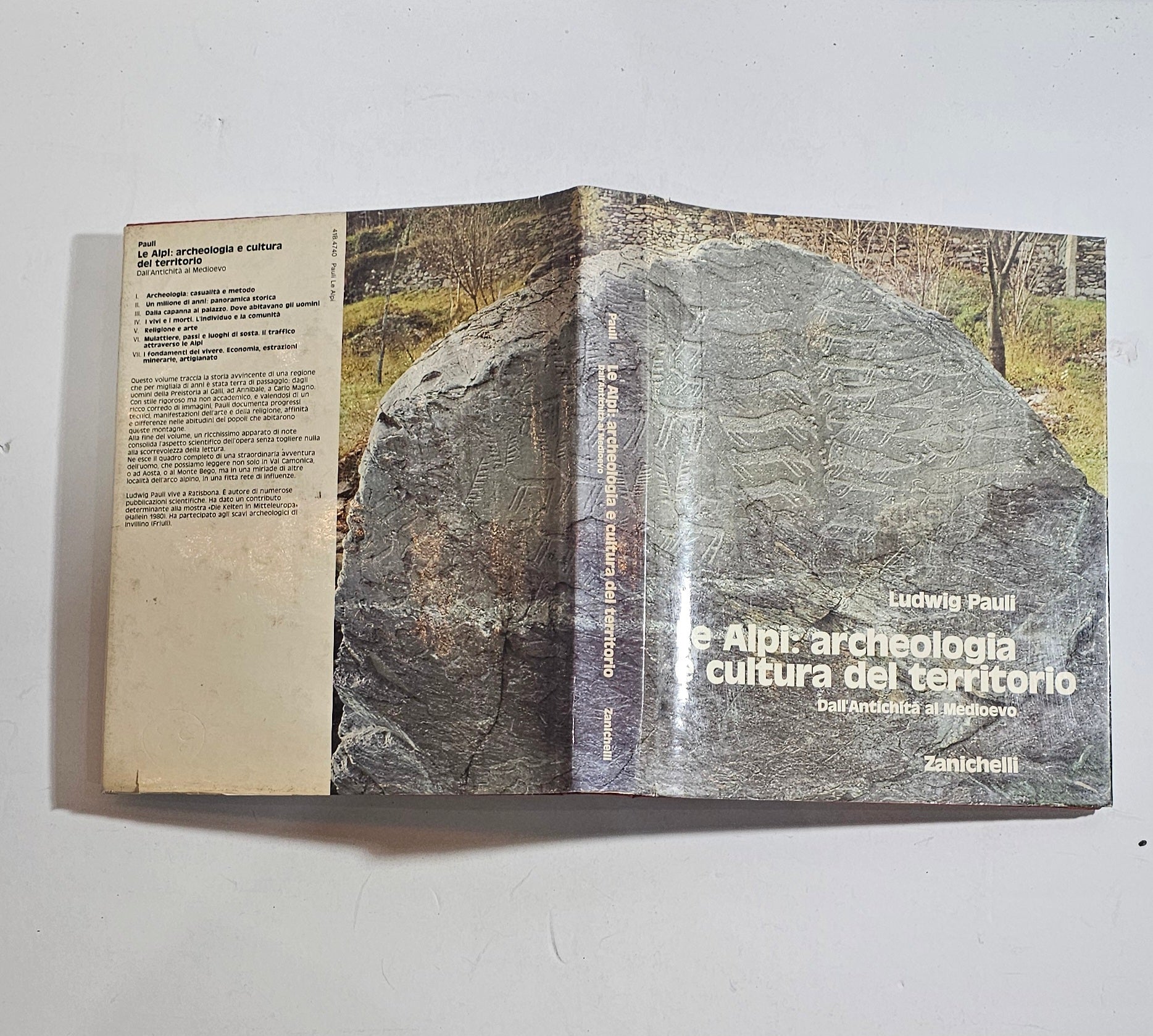 libro le alpi archeologia cultura territorio pauli copertina
